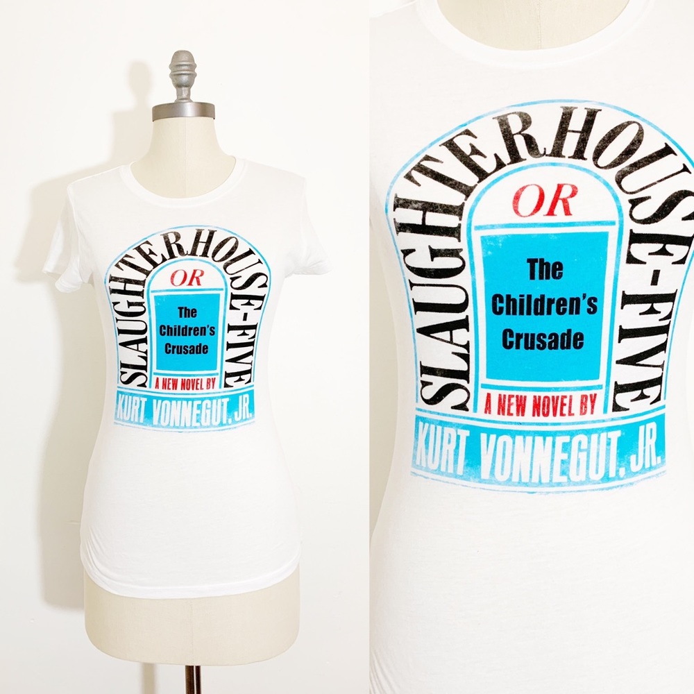 Kurt Vonnegut slaughter House Five t shirt med